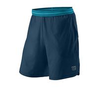 Wilson Homme Short, POWER 8 SHORT, Polyester/Spandex, Bleu (Majolica Blue), Taille XXL, WRA789303XX