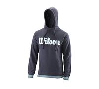 Wilson Homme Sweat-Shirt, CHI SCRIPT PO HOODY, Coton, Bleu-Gris (Outer Space), Taille M, WRA791102MD