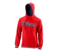 Wilson Homme Sweat-Shirt, CHI SCRIPT PO HOODY, Coton, Rouge (Wilson Red), Taille L, WRA791103LG