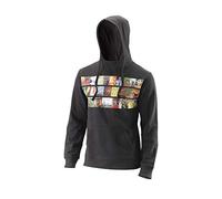 Wilson Homme Sweat-Shirt, PHOTO PO HOODY, Coton, Noir, Taille M, WRA793001MD