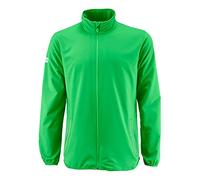 Wilson Homme Veste de Sport, M TEAM WOVEN JACKET, Polyester, Vert (Andean Toucan)/Blanc, Taille L, WRA765602