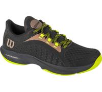 Wilson Homme Hurakn Pro Tennis Shoe, Black/Lime Green/Falcon, 40 2/3 EU