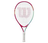 Wilson Raquette de tennis Intrigue Jr 21 – Cadre léger, prise en main facile, Rouge/Teal