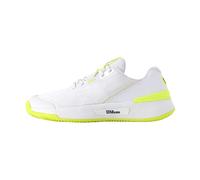 Wilson Femme Intrigue Pro OZ Chaussure de Tennis, White/Safety Yellow/Navy Blazer, 40 EU