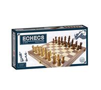 WILSON JEUX - Echiquier Pliant marqueterie 28 cm - Echiquier Pliant en Bois 28 cm - ECH21011