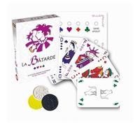 WILSON JEUX - La batârde - Jeu de Cartes et de Plis - Mélange Original et Subtil de la belote, du Bridge, du Whist et du Tarot - pour 3 à 8 Joueurs - 7257