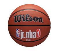 Wilson Jr NBA, Ballon de Basket Extérieur Authentique, Adhérence exceptionnelle, Rebond Fiable et Rétention d'air Durable, Couleur: Marron, Taille: 7
