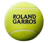 Wilson Balle de tennis géante Roland-Garros 22,8 cm (9 po) Jaune, logo officiel