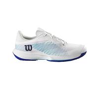 Chaussures de tennis pour hommes Wilson Kaos Swift 1.5 Clay - white/blue atoll/lapis blue 45 1//3