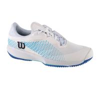 Wilson Homme KAOS Swift 1.5 Sneaker, White/Blue Atoll/Lapis Blue, 43 1/3 EU