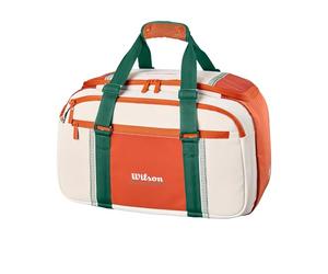 Wilson LAUREN GARROS 2026 Petit sac de raquette de tennis Crème/CL