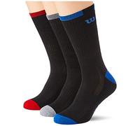 Wilson - Lot de 3 Paires de Mi-Chaussettes de Sport Homme - Respirantes & Confortables - Maintien Optimal - Séchage Rapide