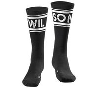 WILSON M Since 1914 Crew Sock 1Pr/PK Chaussettes Homme, Noir/Blanc, M/L