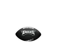 WILSON Mini NFL Team Soft Touch; Ballon de Football Américain, Adhérence Confiante et Un Toucher Doux, pour Extérieur, Équipe: Philadelphia Eagles, Couleur: Noir, Taille Mini