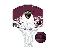Wilson Mini Panier de Basket, Hoop NBA TEAM MINI HOOP, CLEVELAND CAVALIERS, plastique