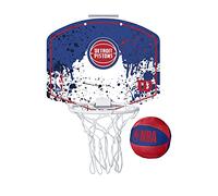 Wilson Mini Panier de Basket, Hoop NBA TEAM MINI HOOP, DETROIT PISTONS, plastique