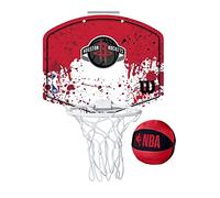 Wilson Mini Panier de Basket, Hoop NBA TEAM MINI HOOP, HOUSTON ROCKETS, plastique, Noir