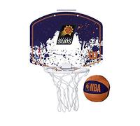 Wilson Mini Panier de Basket, Hoop NBA TEAM MINI HOOP, PHOENIX SUNS, plastique, Orange