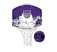 Wilson Mini Panier de Basket, Hoop NBA TEAM MINI HOOP, SACRAMENTO KINGS, plastique