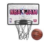 Wilson Mini Panier de Basket NBA Jam, Ballon de Basket et planche d'autocollants inclus