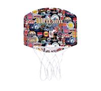 Wilson Mini Panier de Basket NBA Retro, Multicolore
