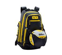 Wilson Sac à dos Mixte AVP Volleyball Noir/Jaune Uni EU
