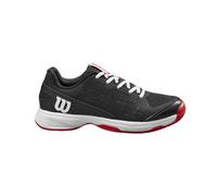 WILSON Mixte Enfant Rush Pro, Black Wilson Red White, 32 2/3 EU