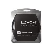 WILSON Mixte Savage 127 Set Wh Strings, Noir, 12,2 m EU