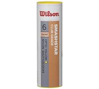 WILSON Mixte Smashstar 6 Tube Ye 77 Badminton Shuttles, Yellow, Taille unique EU