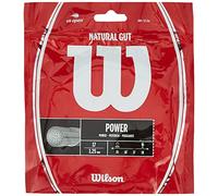 Wilson Nat Gut Cordages de Raquette de Tennis Adulte Unisexe, Natural, NS