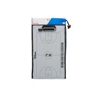 Wilson NBA Coaches Dry Erase Board Tableau effaçable à Sec pour entraîneur de Basket-Ball Adulte Unisexe, Blanc, Pas de Taille
