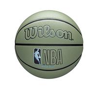 Wilson NBA Forge Plus Eco Ballon de Basketball intérieur/extérieur - Taille 7-74,9 cm - Vert