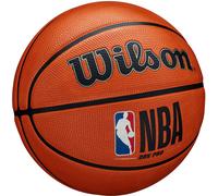 Wilson Ballon de Basket, NBA DRV PRO, Pour Terrains extérieurs, caoutchouc gommeux, Taille : 7, Marron