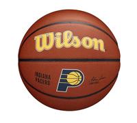 Wilson NBA Team Alliance, Ballon de Basket, Surface Pure Feel et Technologie Dual Depth, Stabilité à l'Air améliorée, Couleur: Marron, Taille: 7
