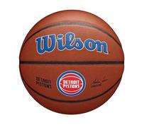 WILSON NBA Team Alliance, Ballon de Basket, Surface Pure Feel et Technologie Dual Depth, Stabilité à l'Air améliorée, Couleur: Marron, Taille: 7