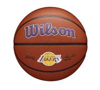 WILSON NBA Team Alliance, Ballon de Basket, Surface Pure Feel et Technologie Dual Depth, Stabilité à l'Air améliorée, Couleur: Marron, Taille: 7
