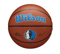 WILSON NBA Team Alliance, Ballon de Basket, Surface Pure Feel et Technologie Dual Depth, Stabilité à l'Air améliorée, Couleur: Marron, Taille: 7