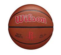 WILSON NBA Team Alliance, Ballon de Basket, Surface Pure Feel et Technologie Dual Depth, Stabilité à l'Air améliorée, Couleur: Marron, Taille: 7