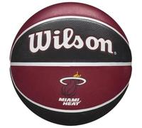 Wilson Ballon de Basket, NBA TEAM TRIBUTE, MIAMI HEAT, Extérieur, caoutchouc, taille : 7