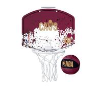 Wilson Wilson NBA Team Mini Basketball Hoop, Compact Size and Sturdy Build, Easy Setup and Dynamic Design, Colour: Maroon