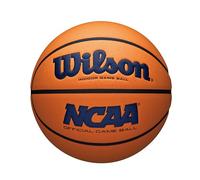 Wilson NCAA Evo NXT Ballon de Basketball d'intérieur Bleu Marine/Orange Taille 6-72,4 cm