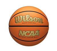 Wilson NCAA Evo NXT Ballon de Basketball d'intérieur Officiel Doré/Orange Taille 15,2 à 72,4 cm