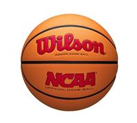 Wilson NCAA Evo NXT Ballon de Basketball d'intérieur Officiel Rouge écarlate/Orange Taille 15,2 à 72,4 cm
