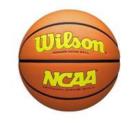 Wilson NCAA Evo NXT Ballon de Basketball Officiel en intérieur Jaune/Orange Taille 18-74,9 cm