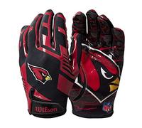 Wilson NFL Arizona Cardinals Gants de Football Stretch pour Adulte