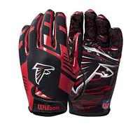 Wilson NFL Atlanta Falcons Gants de Football américain avec Ajustement élastique pour Adulte