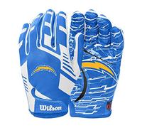 WILSON NFL Gants de Football Extensibles pour Adulte Los Angeles Chargers
