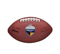 Wilson NFL Germany Games Duke, Réplique de Ballon de Football Américain, Performances et Durabilité, Sensation de Douceur, Lancers Précis 1 Coups de Pied Énergiques, Couleur: Marron, Taille Officielle