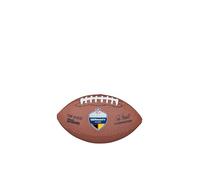 Wilson NFL Germany Games Mini Réplique de Ballon de Football Américain, Sensation Douce au Toucher, Prise en Main Facile et Finition Haut de Gamme, Couleur: Marron, Taille Mini