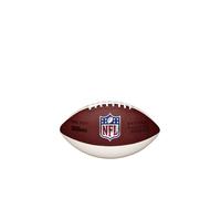 Wilson Ballon Mini Autograph NFL, Coutures classiques, Surface prête pour autographes Noir/Jaune/Rouge